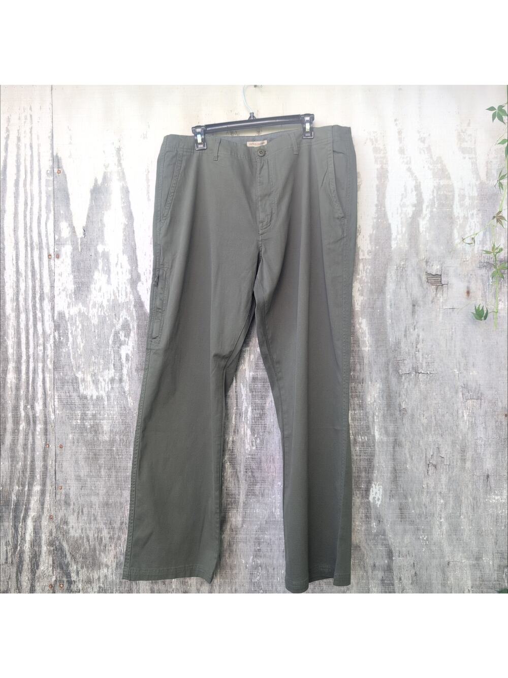 Carbon 2 Cobalt Effortlessly Cool Flat Front Chino Zipper Pockets Men's 38x32